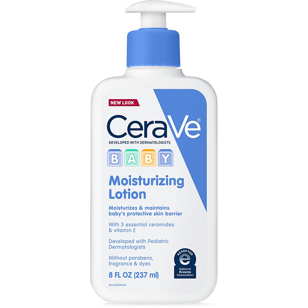 230816025545540_1 CeraVe Baby Lotion | Gentle Baby Skin Care with Ceramides, Niacinamide & Vitamin E | Fragrance, Paraben, Dye & Phthalates Free | Lightweight Baby Moisturizer | 16 Ounce - Image 1